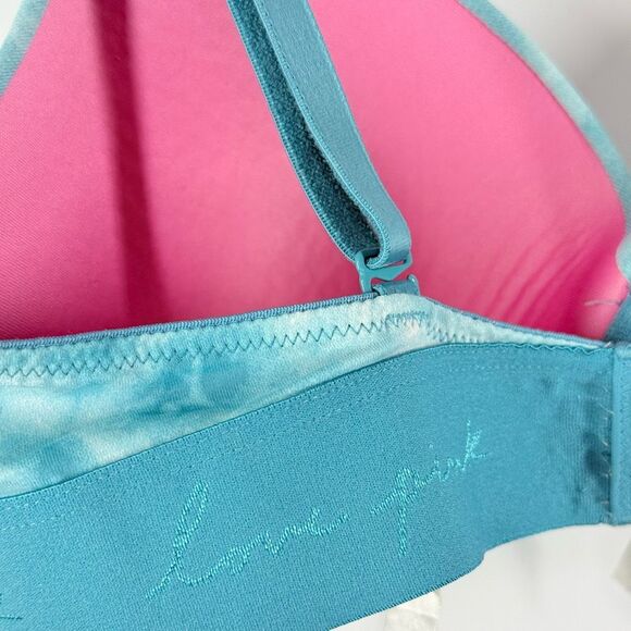 PINK Victoria’s Secret tie dye wear everywhere lightly lined tshirt bra size 34C - Picture 6 of 8